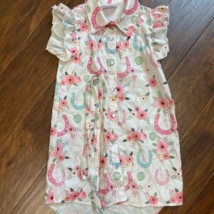 Horseshoe Print Dress